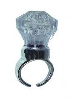 Light Up Bright White Glowing Bachelorette Party Diamond Ring